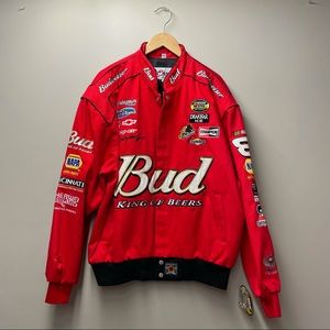 CHASE AUTHENTICS DRIVERS LANE BUDWEISER DALE EARNHARDT JR. NASCAR XL JACKET